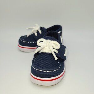 SPERRY Intrepid Crib Navy Blue Boys Shoes Sz 1m
